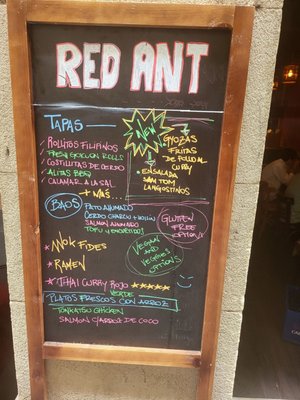 Menu photo 1 Red Ant Barcelona, B