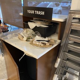 Overflowing trash Overflowing trash