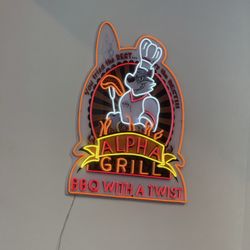 Alpha Grill BBQ - Name sake!