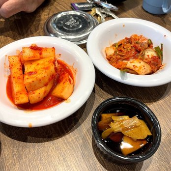 Claypot - 3 small banchan - Korean Near Me - Northbrook, Illinois Claypot - 3 small banchan - Korean Near Me - Northbrook, Illinois