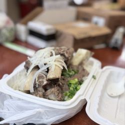 Beef rib pho to go