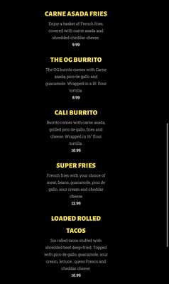 Menu photo 6 Los Cuates Raleigh, NC