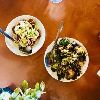 Perfect Pear Bistro - Buffalo falafels ($3.33) and Ginger Sriracha Brussel Sprouts ($3.33) - New American Near Me - Tempe, Arizona