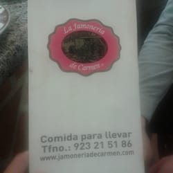La Jamoneria de Carmen - Carta
