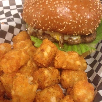 Stanton's City Bites - Spicy Chipotle burger with tator tots - Burgers Near Me - Houston, Texas Stanton's City Bites - Spicy Chipotle burger with tator tots - Burgers Near Me - Houston, Texas
