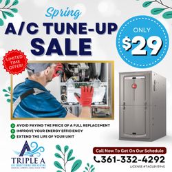 Triple A Air Conditioning & Heating - Spring A/C Tune-up Specials