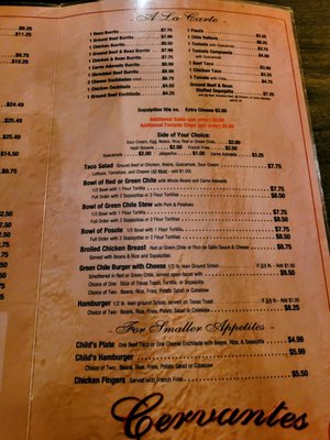 Menu photo 8 Cervantes Restaurant & Lounge Albuquerque, NM Menu photo 8 Cervantes Restaurant & Lounge Albuquerque, NM