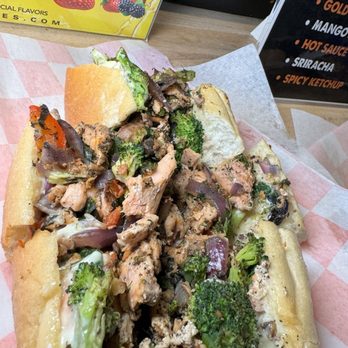 “lil” Trent’s Grille - Salmon cheesesteak - Food Trucks Near Me
