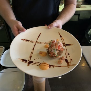 OddBird - Salmon tartare on a fried avocado - Canadian (New) Near Me - St. Catharines, Ontario
