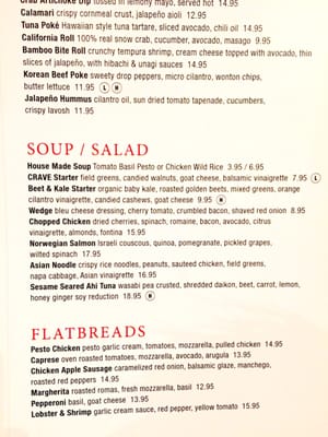 Menu photo 3 Crave Food & Drink Bloomington, MN Menu photo 3 Crave Food & Drink Bloomington, MN
