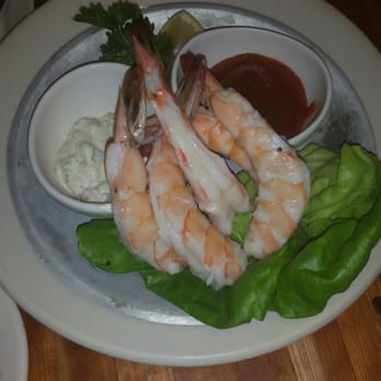 Houston's Restaurant - The jumbo shrimp appetizer is the bomb and I love the two dipping sauces that come with it - American Near Me - Hackensack, New Jersey Houston's Restaurant - The jumbo shrimp appetizer is the bomb and I love the two dipping sauces that come with it - American Near Me - Hackensack, New Jersey