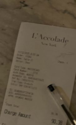 Menu photo 1 L'Accolade New York, NY Menu photo 1 L'Accolade New York, NY