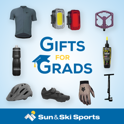 Sun & Ski Sports - Gift ideas for grads who ride. Helmets, shoes, tools and gear from Giro, Fox and more to keep them rolling
