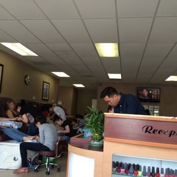 KB Nails - Very popular place to get your nails done. $30 pedi and mani. I upgraded to French tips for both and they only charged $36. - Nail Salons Near Me - Sacramento, California