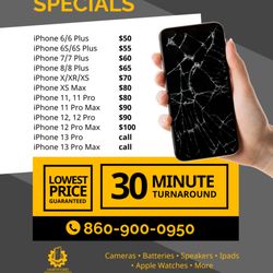Hartford Phones - IPhone screen fix prices