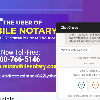Rai's Mobile Notary - Pathetic customer service. I guess you don't need anyone's new business. - Notaries Near Me - Henderson, Nevada Rai's Mobile Notary - Pathetic customer service. I guess you don't need anyone's new business. - Notaries Near Me - Henderson, Nevada