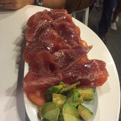 El Mentidero - Carpaccio de atun - delicious