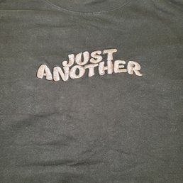 Just Another logo on a long sleeve shirt