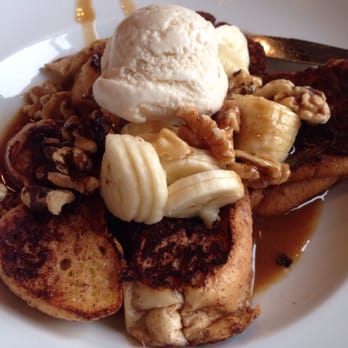 Stanley - Banana fosters French Toast. Although a wonderful presentation, be careful, it's loaded with too much nutmeg! - Breakfast & Brunch Near Me - New Orleans, Louisiana Stanley - Banana fosters French Toast. Although a wonderful presentation, be careful, it's loaded with too much nutmeg! - Breakfast & Brunch Near Me - New Orleans, Louisiana