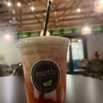 Earth Plant Based Cuisine - Strawberry shortcake milkshake - Vegan Near Me - Phoenix, Arizona Earth Plant Based Cuisine - Strawberry shortcake milkshake - Vegan Near Me - Phoenix, Arizona