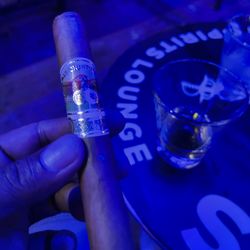 Cesar's Cigar and Spirits Lounge - Nice Stick with Some Balvenie Caribbean Cask 14! Fire!
