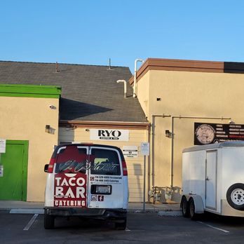 Ryo Coffee & Tea - Back parking lot of Ryo Coffee & Tea. Lots of 30 min. parking spots here! - Coffee & Tea Near Me - Fullerton, California