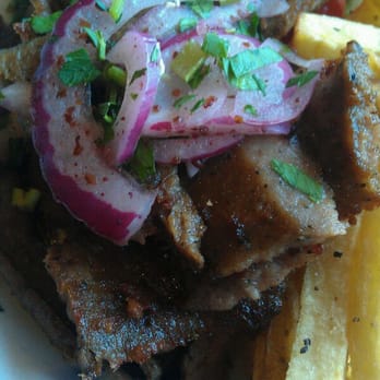 D'Yar - gyro meat close up - Mediterranean Near Me - Berkeley, California