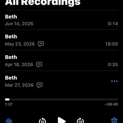 BodyPro Gym - Recordings taken during screaming matches from Beth.