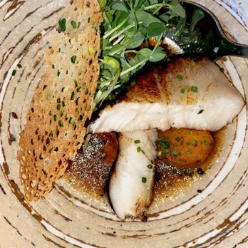 Roka Akor - Chicago - Chilean Sea Bass, Butternut Squash, Peppercorn Broth - Sushi Bars Near Me - Chicago, Illinois Roka Akor - Chicago - Chilean Sea Bass, Butternut Squash, Peppercorn Broth - Sushi Bars Near Me - Chicago, Illinois
