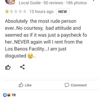 Enterprise Rent-A-Car - This is what happens when you leave a negative review at this company! How unprofessional. Customer service here is horrible! - Car Rental Near Me - Los Banos, California Enterprise Rent-A-Car - This is what happens when you leave a negative review at this company! How unprofessional. Customer service here is horrible! - Car Rental Near Me - Los Banos, California