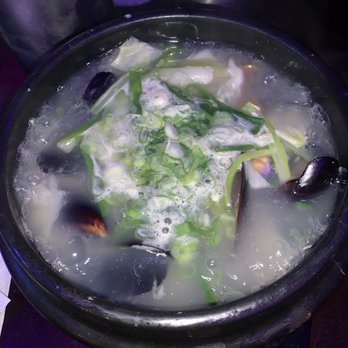 Dangol - Mussel soup - Korean Near Me - Flushing, New York