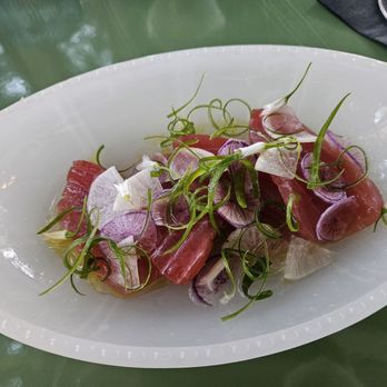 The Dining Room at The Vanderbilt - tuna sashimi - New American Near Me - Newport, Rhode Island The Dining Room at The Vanderbilt - tuna sashimi - New American Near Me - Newport, Rhode Island