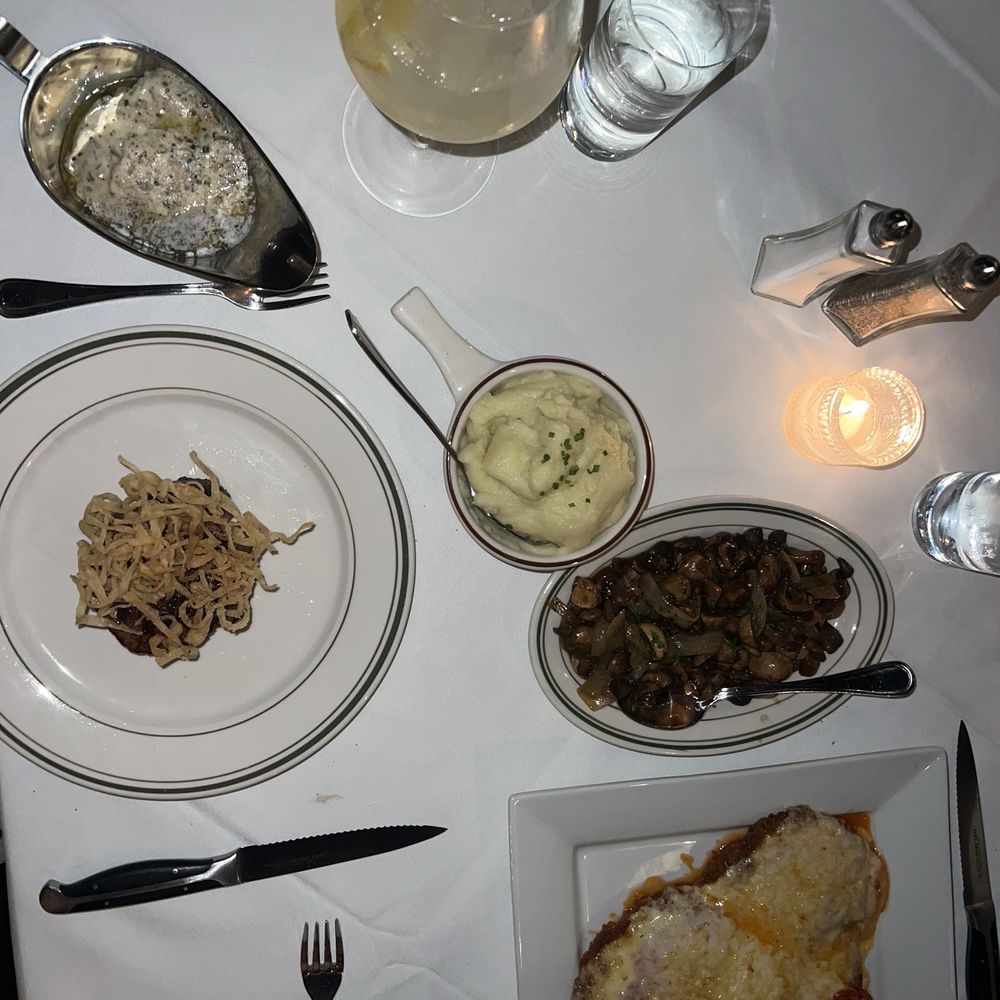Alexander's - Filet, Truffle butter, Mushrooms, Mashed potatoes, filet Parmesan, capri spritz - Steakhouses Near Me - Ormond Beach, Florida