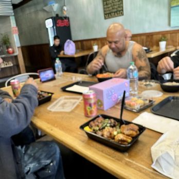 Paina Cafe - T2 & ROM & Tray enjoying the Ono Grindz ! Bento plate / POKE BOWLS ! - Poke Near Me - Las Vegas, Nevada