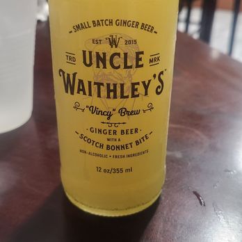 D Chill Spot - some fine spicey non alcoholic ginger beer!!!! - Caribbean Near Me - Rocky Mount, North Carolina