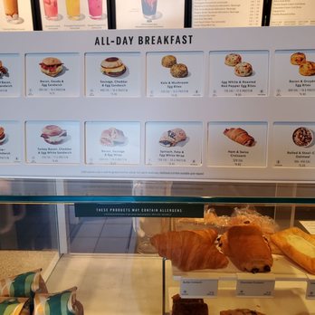 Starbucks - all - day breakfast menus on display - Coffee & Tea Near Me - St. Louis, Missouri Starbucks - all - day breakfast menus on display - Coffee & Tea Near Me - St. Louis, Missouri