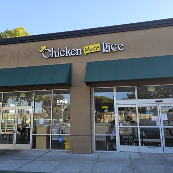 Chicken Meets Rice - Storefront - Asian Fusion Near Me - Santa Clara, California Chicken Meets Rice - Storefront - Asian Fusion Near Me - Santa Clara, California