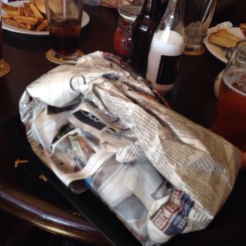 The Peddler's Daughter - How the fish and chips arrive- I love it! - Irish Near Me - Nashua, New Hampshire The Peddler's Daughter - How the fish and chips arrive- I love it! - Irish Near Me - Nashua, New Hampshire