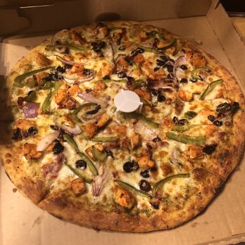 HomeSlyce - JHU - Chicken Pesto = a dream! - Pizza Near Me - Baltimore, Maryland