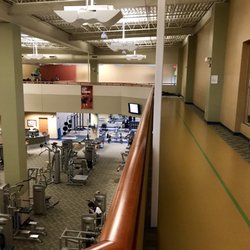 HFM Wellness Center - Running track over equipment area
