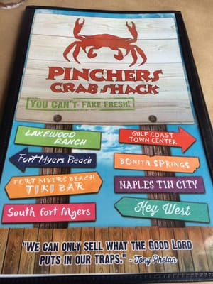Menu photo 8 Pinchers Bonita Springs, FL Menu photo 8 Pinchers Bonita Springs, FL