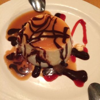 Il Farro - Got a free dessert for checking in.. Out waiter was really nice too .. It's called "Panna Cotta" - Italian Near Me - Newport Beach, California