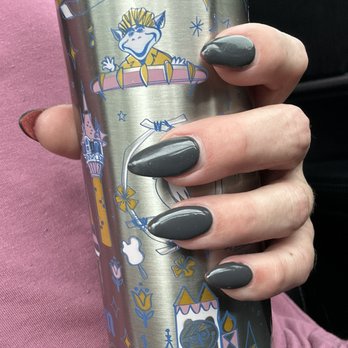 Chic Nail & Spa - Grey and pink nails - Nail Salons Near Me - Gastonia, North Carolina