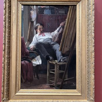 Yale University Art Gallery - Self portrait by Thomas Hovenden - Art Museums Near Me - New Haven, Connecticut Yale University Art Gallery - Self portrait by Thomas Hovenden - Art Museums Near Me - New Haven, Connecticut