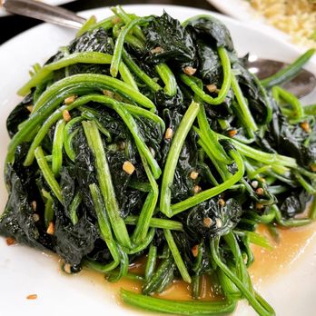 Sam Woo Village BBQ - Sauteed Spinach - Chinese Near Me - Van Nuys, California Sam Woo Village BBQ - Sauteed Spinach - Chinese Near Me - Van Nuys, California