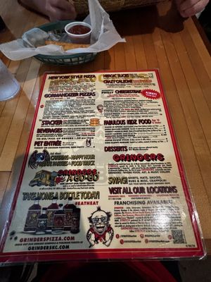 Menu photo 2 Grinders Stonewall Lenexa, KS Menu photo 2 Grinders Stonewall Lenexa, KS