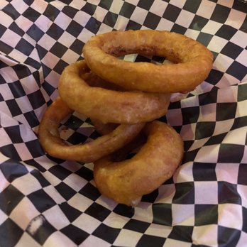 Hemi and Hogs Bar and Grill - Beer battered onion rings. - Barbeque Near Me - Medford, Oregon