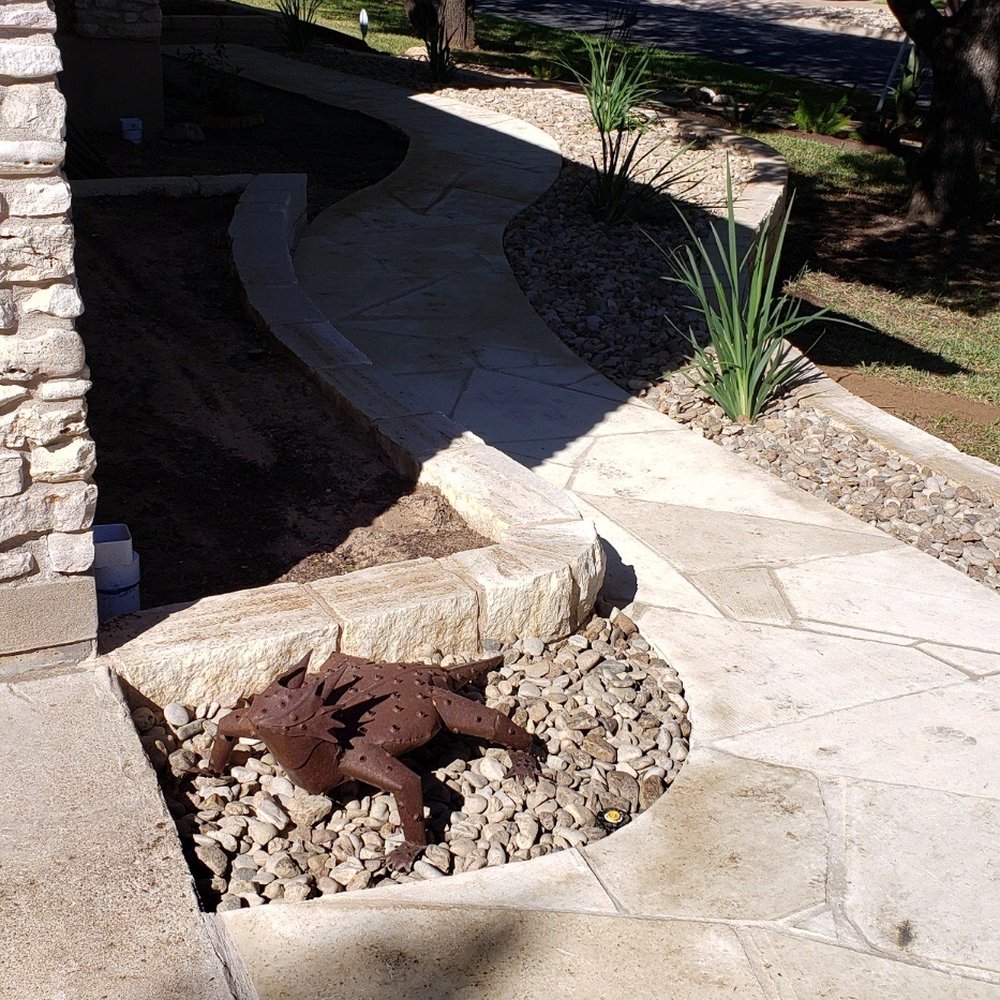 Jane Custom Masonry - The connection of driveway and walkway is flawless! - Masonry/Concrete Near Me - Del Valle, Texas Jane Custom Masonry - The connection of driveway and walkway is flawless! - Masonry/Concrete Near Me - Del Valle, Texas