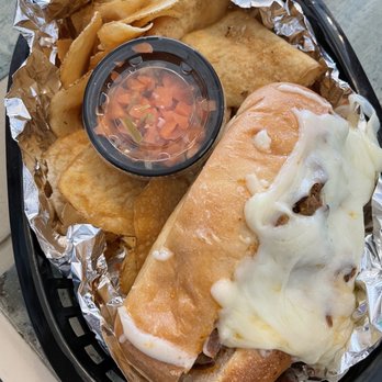Nauti Dog - Italian Beef sandwich with chips - Hot Dogs Near Me - Carolina Beach, North Carolina