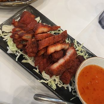 Burma Roots - Crispy Pork Belly - Burmese Near Me - San Jose, California